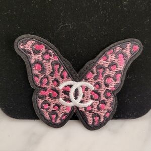 Fashion Pink Brown Black CC Iron On Patch Set of 3 - 1 of 2